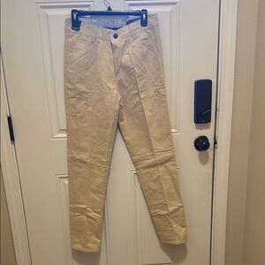Armani Jeans Tan Chinos Straight-Leg Pants